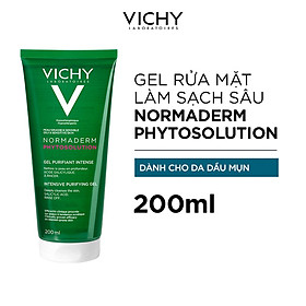 Sữa Rửa Mặt Dạng Gel Giúp Làm Sạch Sâu Và Giảm Bã Nhờn Trên Da Normaderm Phytosolution Intensive Purifying Gel 200Ml