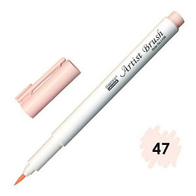 Bút lông đầu cọ viết calligraphy Marvy Artist Brush 1100 - Pale Pink (47)