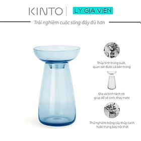 Mua Lọ Thủy Tinh Cắm Hoa Kinto Aqua Culture Vase Larger  dung tích 830 ml  đường kính 12 cm  cao 19 cm