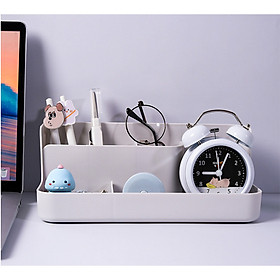 KHAY CẮM BÚT - ĐỰNG SÁCH VỞ 5 NGĂN SIÊU LIÊN LỢI - ĐỰNG ĐƯỢC NHIỀU ĐỒ HƠN - TRANG TRÍ GÓC HỌC TẬP SIÊU ĐẸP (Giao Hàng Theo Mẫu Ngẫu Nhiên)