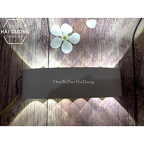 Đèn trang trí hắt tường 2 đầu 12w chống nước TN190