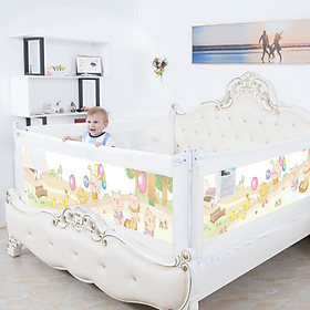 Thanh chắn giường an toàn cho em bé nút bấm hiện đại cao 82cm trượt lên trượt xuống giá bán 1 thanh