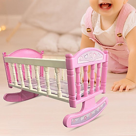 Miniature Bed DIY Project Educational Toys Multipurpose Durable Simulation Dollhouse Furniture for Activities Play House Role Play Games