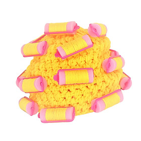 Crochet Curler Hat Newborn Photography Props for Hair Accessory Costume