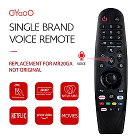 MR20GA AN-MR19BA Magic Voice TV Thay thế từ xa cho LG AN-MR18BA MR20BA với chức năng giọng nói và con trỏ màu: Không có từ xa gốc