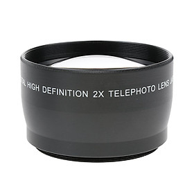 55mm 2x Magnification Telephoto Lens for     DSLR Cameras/Camcorders