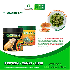 Thức ăn IGUANA TRƯỞNG THÀNH Cà Rốt GREENABC - Dành cho IGU từ 1m trở lên, gai bung màu đẹp – Hộp 230g