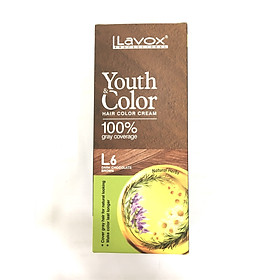 Nhuộm Phủ Bạc Cao Cấp Lavox 60ml x 2 - L6 - Nâu Chocolate