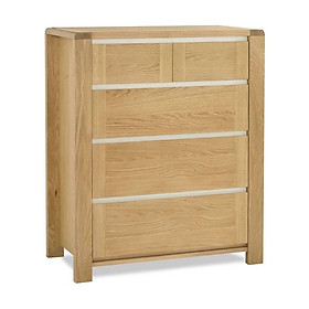 Mua Tủ 5 Ngăn Kéo Ngang Casa Gỗ Sồi IBIE