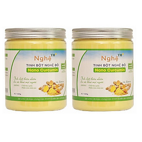 2 Hộp Tinh bột nghệ đỏ 500g