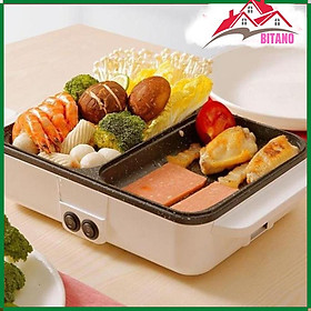 Mua Bếp Nướng Lẩu BITANO 2 In 1 Mini Hàn Quốc