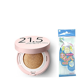 Phấn Nước Dưỡng Ẩm, Kiềm Dầu, Che Phủ Tốt So'natural Cover Fixing Cushion 23.5 SPF50+/PA+++ + Tặng Kèm 1 Túi Lưới Rửa Mặt Tạo Bọt