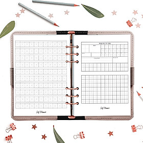 Giấy / Ruột refill sổ còng A5 học ngoại ngữ tiếng anh, tiếng trung Self Planner