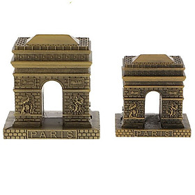 Mô hình Các tháp trên thế giới cao 18-25 cm Bằng kim loại mạ Màu vàng rêu