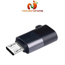 Hình ảnh Đầu chuyển đổi Gochek từ Type C sang micro USB - Jack chuyển đầu nhanh chóng dành cho micropohone - Hàng chính hãng