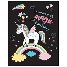 Download sách Unicorns Colouring Book: Magic And Fantasy