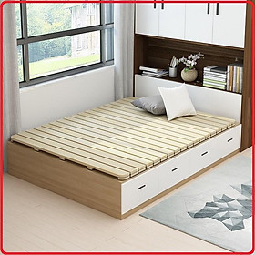 Mua Giường pallet gỗ thông gấp gọn cho Homestay 60cm 80cm 120cm dài 190cm - Giường gỗ thông cuộn tròn