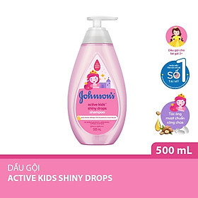Dầu gội Johnson's Baby óng mượt cho bé gái (500ml)