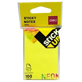 Bộ 2 Giấy Nhắn A02202 - Mẫu 3 - Màu Vàng