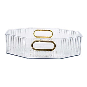 Food Storage Tray with Handle Serving Display Tray Fruit Plate for Office Wedding