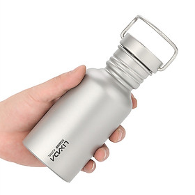 Lixada 430ml Leakproof Titanium Bottle Ultralight Outdoor Camping Cycling Hiking Sports Water Bottle