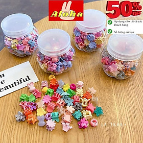 Set 10 Kẹp Tóc CÀNG CUA  Mini Phong Cách Hàn Quốc  ALOHASHOP Thời Trang Xinh Xắn Cho Bé Gái