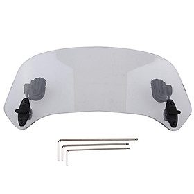 Motorcycle Windshield Extension Spoiler Air Wind Deflector Windscreen