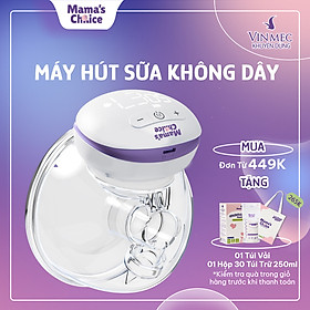 Máy Hút Sữa Không Dây Mama's Choice, Vắt Sữa Rảnh Tay Mọi Lúc Mọi Nơi, Pin Sạc Tiện Lợi, BH 1 Đổi 1 Mới 12 Tháng - 1 Máy