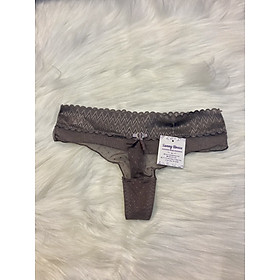 Quần Lọt Khe QV436 Lưới Đính Nơ Viền Ren - Dưới 80kg Nhiều Màu