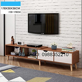 SIÊU TIỆN DỤNG Kệ ti vi hiện đại - Kệ Ti vi treo tường, Gỗ MDF phủ Melamin cao cấp có kích thước linh hoạt KTV006