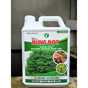 PHÂN BÓN LÁ SIÊU BUNG ĐỌT CHO MAI, CÂY KIỂNG (CHAI 500ML - 1LÍT - CAN 5 LÍT) - SIÊU TIẾT KIỆM, SIÊU HIỆU QUẢ