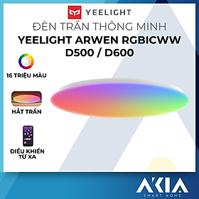 Mua Đèn Ốp Trần Yeelight Arwen D500 / D600 - 16 triệu màu RGBICWW  Điều khiển từ xa  Công suất 50W - Hàng chính hãng