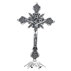 Crucifix with Stand Jesus Crucifix for Table Christian Decoration Home Decor