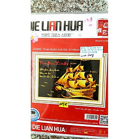 Mua Tranh thêu THUẬN BUỒM XUÔI GIÓ 222892 (81x56cm) chưa thêu 3d