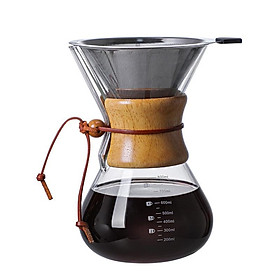 Mua Bình Chemex Pha Cà Phê Pour Over Drip Brew V60 Thủy Tinh