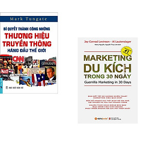 Combo 2 cuốn sách: Bí Quyết Thành Công Những Thương Hiệu Truyền Thông Hàng Đầu Thế Giới + Marketing Du Kích Trong 30 Ngày