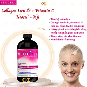 Collagen nước lựu đỏ Mỹ Neocell tạo sức khỏe cùng vẻ đẹp từ bên trong cho
