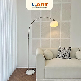 Mua Đèn cây đứng phòng khách  phòng làm việc góc đọc sách hiện đại dáng bow cong DCLA012