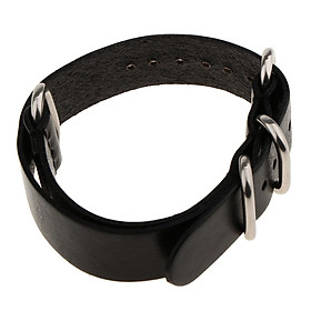Mens  Leather Belt   Watch Strap Wristwatch Band Brown