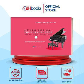 Sách- Phương Pháp Hồng Năm Thứ Nhất Với Đàn PIANO, Tập 1- Giáo Trình dạy PIANO nổi tiếng của Pháp (Tái Bản 2024)- 2HBooks