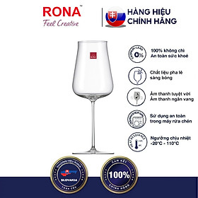 Mua Bộ 2 ly pha lê uống vang Rona 450 ml Slovakia Czech Republic
