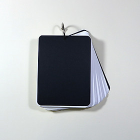 Giấy vẽ màu nước 40 tờ dày khổ (9 x 12) cm - Bìa giấy vân đen