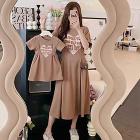 Váy bé gái cotton tàu siết eo 10-30kg