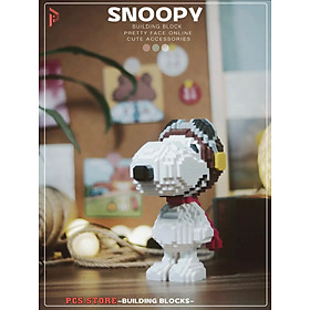 Đồ Chơi Lắp Ráp Mô Hình Chú Chó Snoopy - PCS STORE