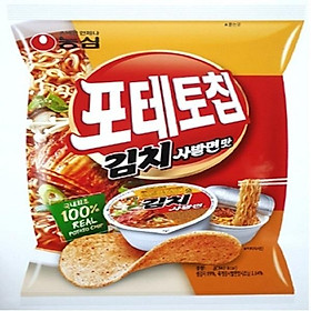 NONGSHIM Potato Chip Kimchi Instant Cup Ramen Flavor 125g