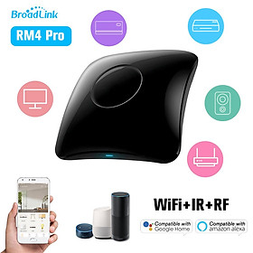 BroadLink RM4 Pro WiFi Smart Home Automation Universal Remote Controller WiFi+IR+RF Switch App Control Timer Compatible with Alexa Smart Home Automation