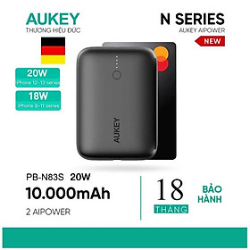 Sạc dự phòng Aukey Basix Mini PD 20W QC3.0 10000mAh PB-N83S