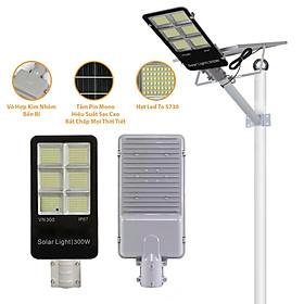 Đèn đường năng lượng mặt trời 300w ( DÂY DÀI 4,5M )