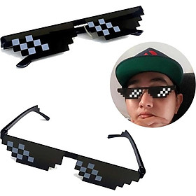Mắt Kính Thug Life 6 Chấm Siêu Ngầu (Màu Đen)