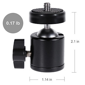 Mua Đầu xoay nối đa chiều xoay 360 độ Gopro đèn livestream Q29 PTZ Live ốc 1/4